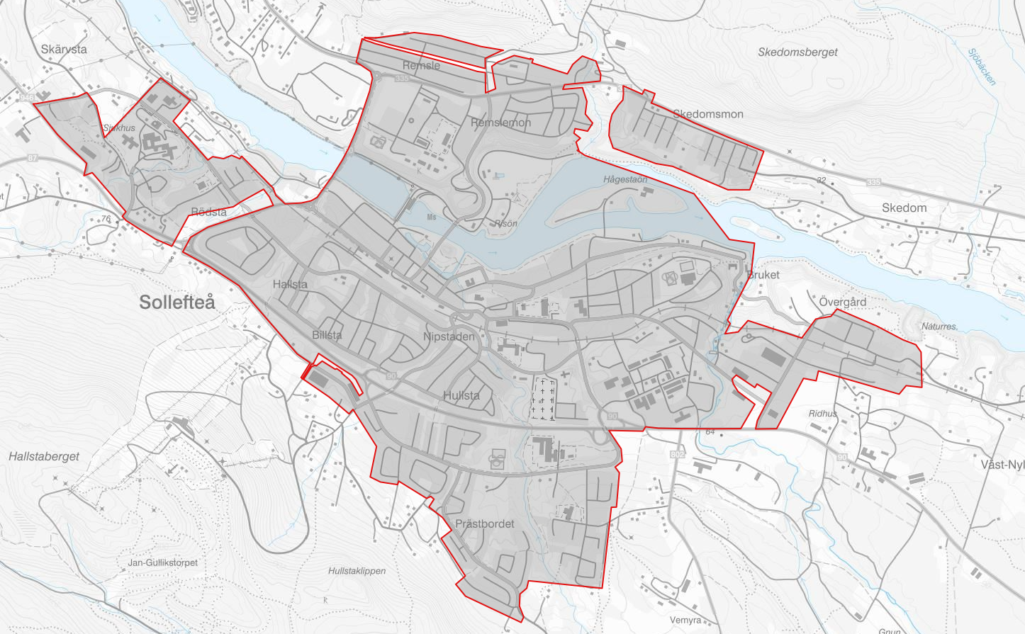 Förbudsområde Sollefteå tätort